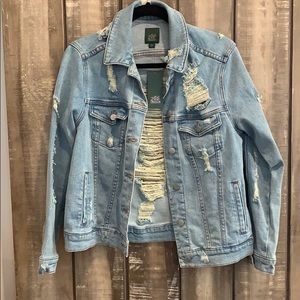Distressed Jean Jacket